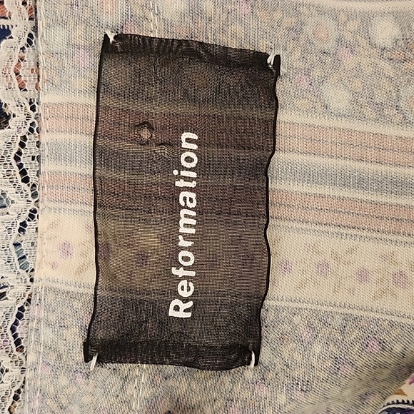 Reformation Sandalwood dress Striped Button-Down Sundress Size 0 - Picture 15 of 16